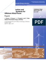 Electrical Collection and Transmission Systems for Offshore Wind Power