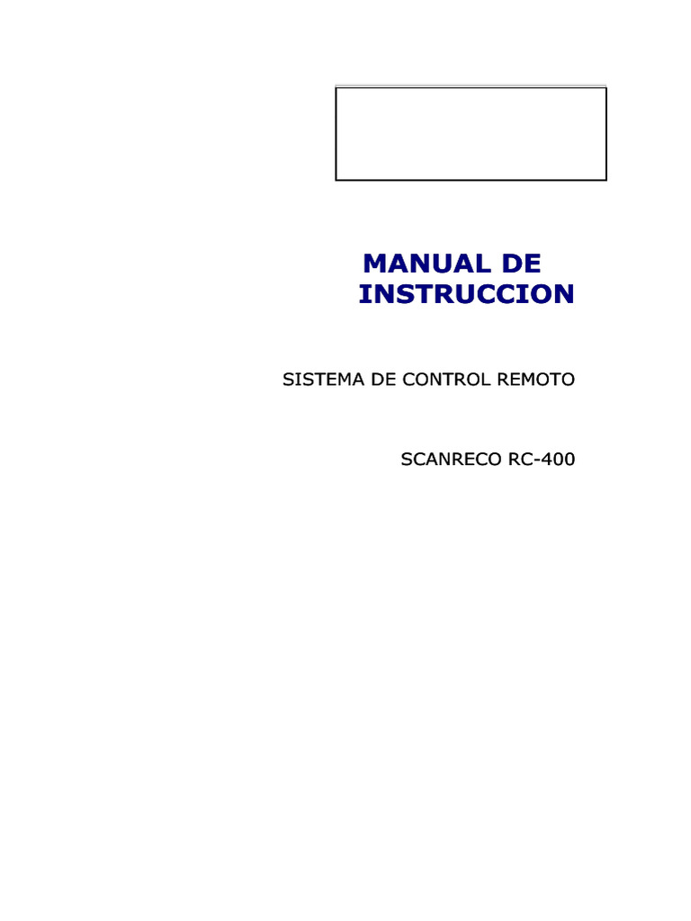Manual Control Remoto en Espaol | PDF