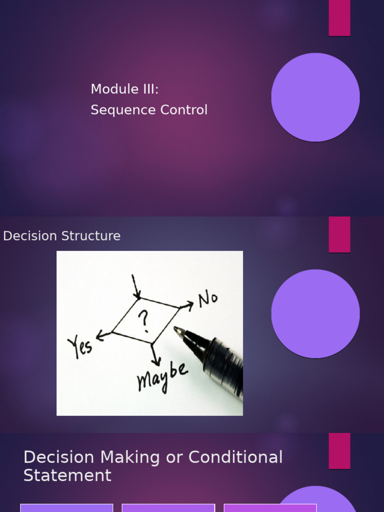 CPP Module 3sequence Control | PDF | Computing | Software Engineering