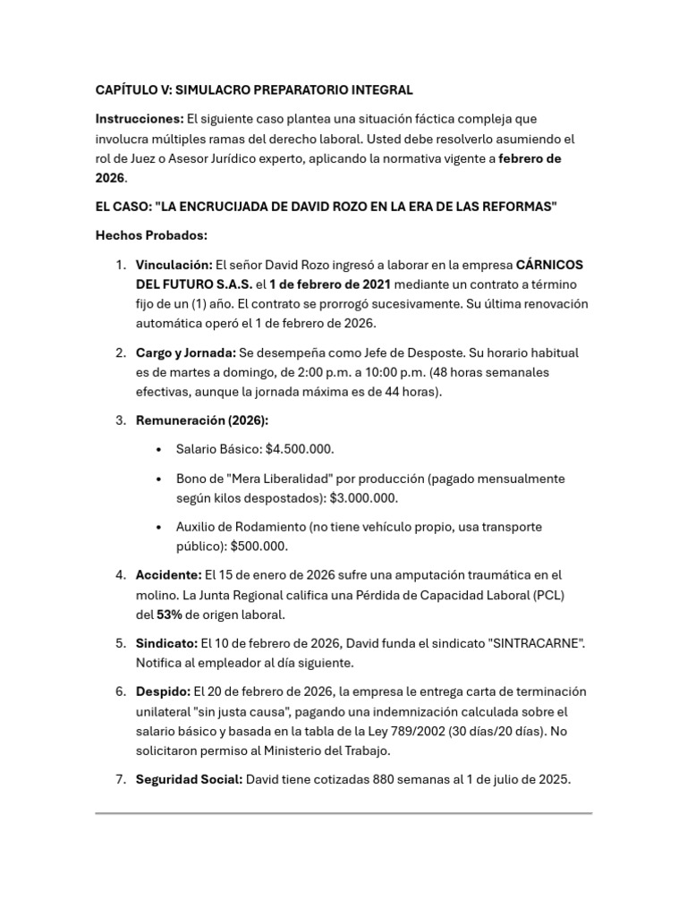 Sim Ula CRRR | PDF | Derecho laboral | Pensión