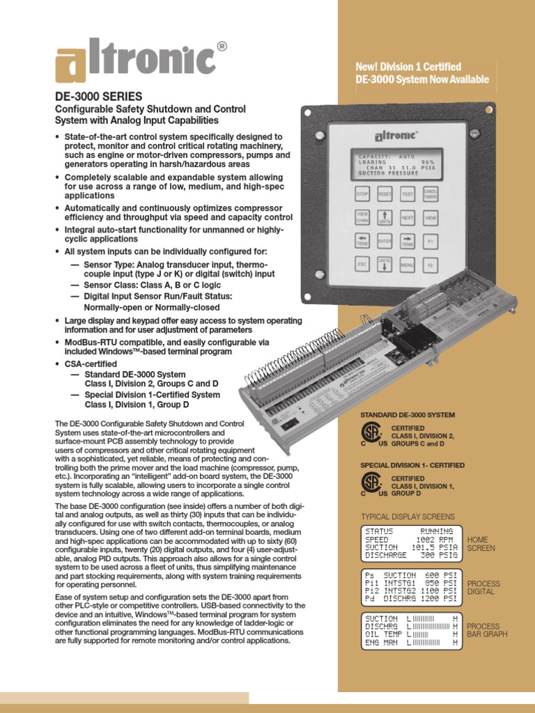 Altronic de 3000 PDF Electrical Wiring Thermocouple