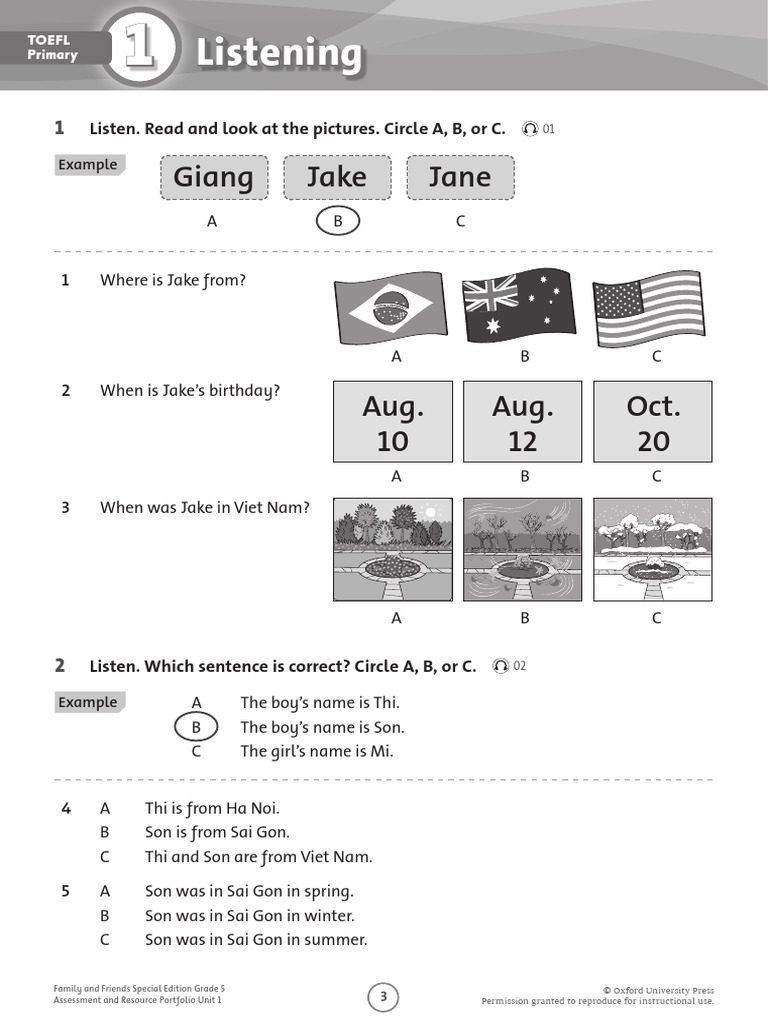 Grade 5 Unit1 | PDF