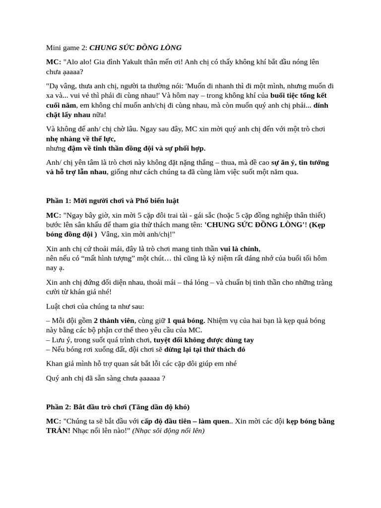 Mini Game 2 | PDF