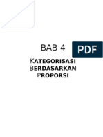 BAB - 4 Kategorisasi Berdasarkan Proporsi