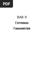 Download BAB - 9 Estimasi Parameter by Fariz Achmad Haryono SN100407756 doc pdf