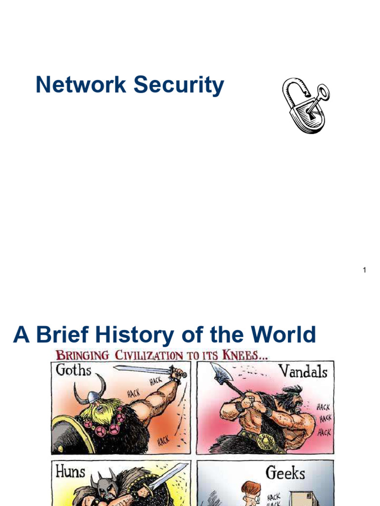 Network Security | PDF | Denial Of Service Attack | Transmission ...