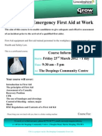 Emergency First Aid at Work - New A4 Leaflet PDF