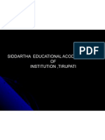 Siddartha Educational Acodemy Group OF Institution, Tirupati