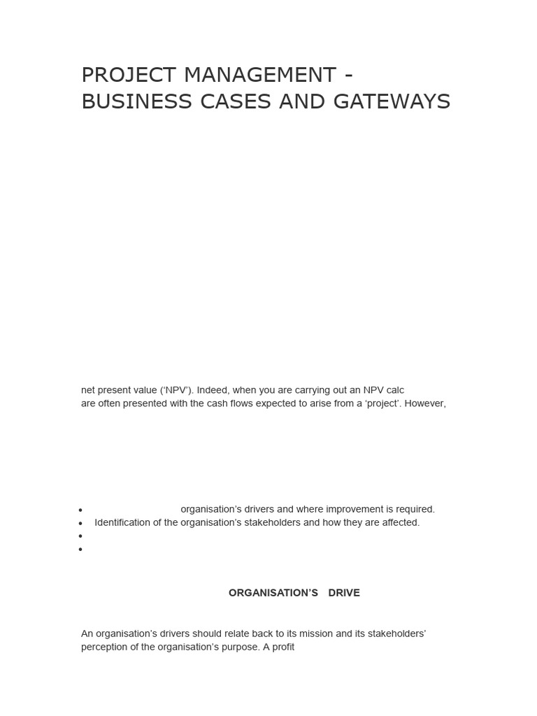 10 Project Management | PDF | Net Present Value | Business