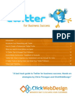 Twitter For Business Ebook 2012