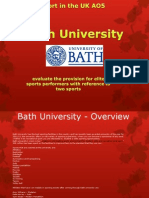 Bath University Presentation