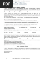 questoes selecionadas anpad