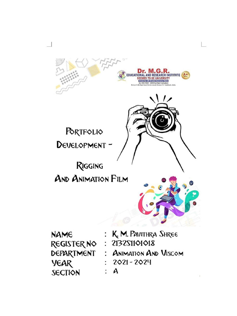 Porfolio Development - Rigging and Animation...... | PDF