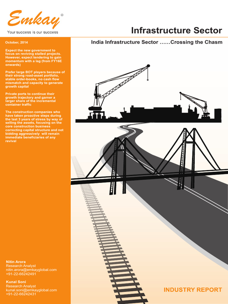 Infrastructure Sector Report - Oct14 | PDF | Economies