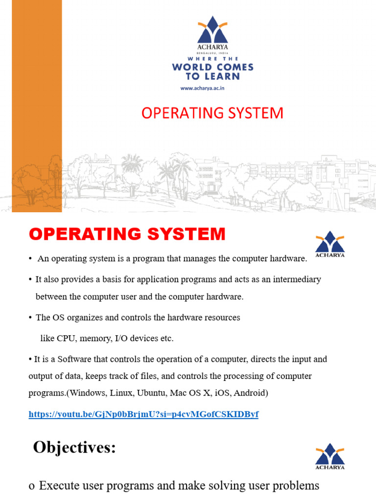 OS Module 1 | PDF