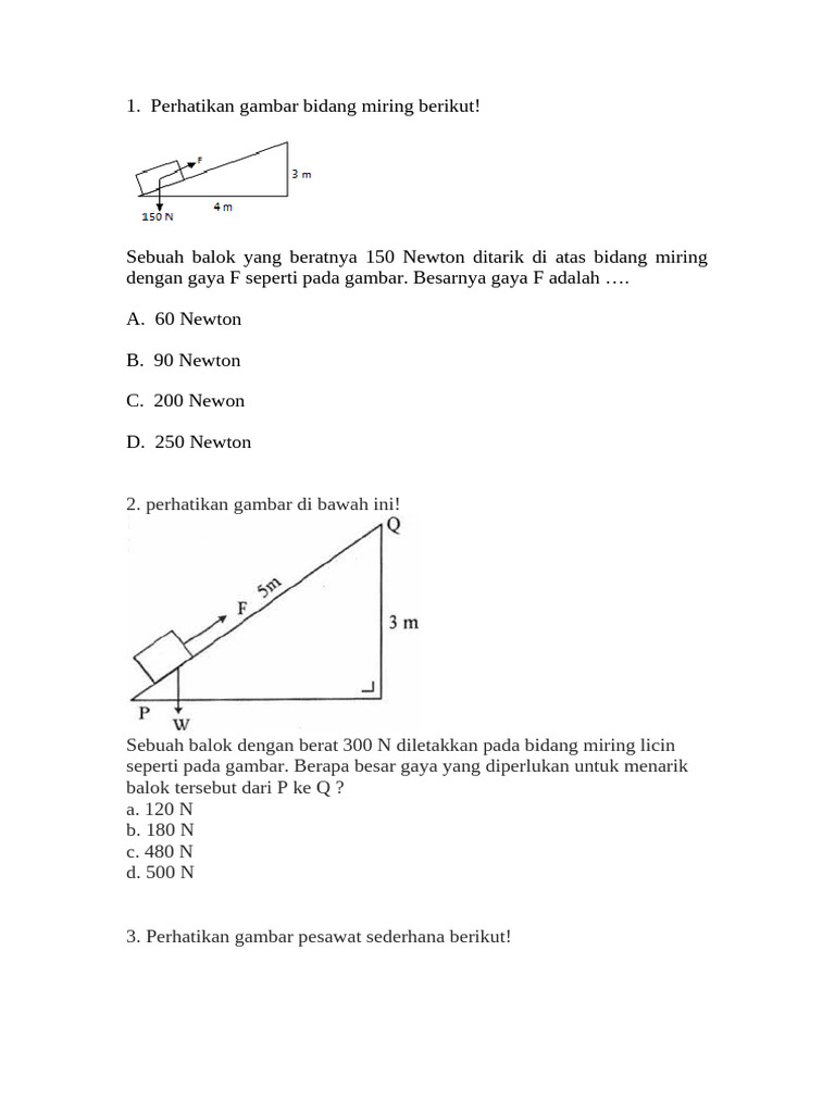 Ps Incline Plane | PDF