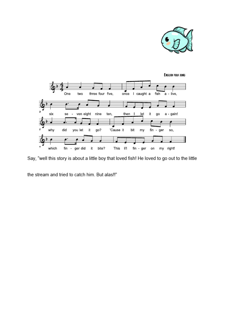 Once I Caught A Fish | PDF
