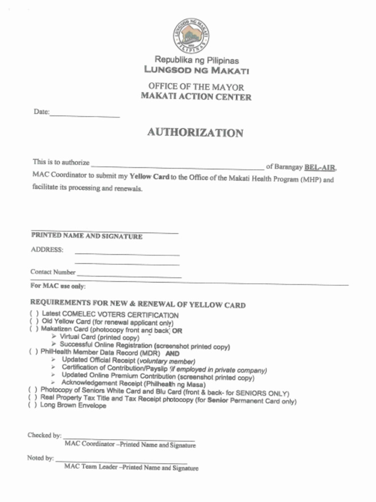 YellowCard Application Form | PDF
