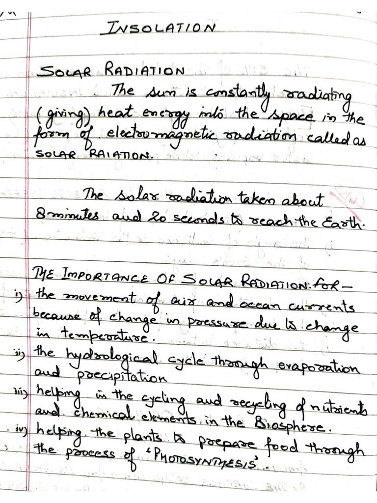 9th Insolation II | PDF
