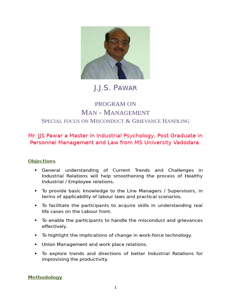Man Management | PDF