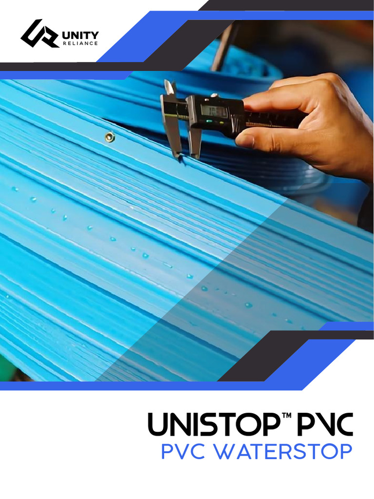 UNISTOP - PVC Waterstop | PDF | Polyvinyl Chloride | Concrete