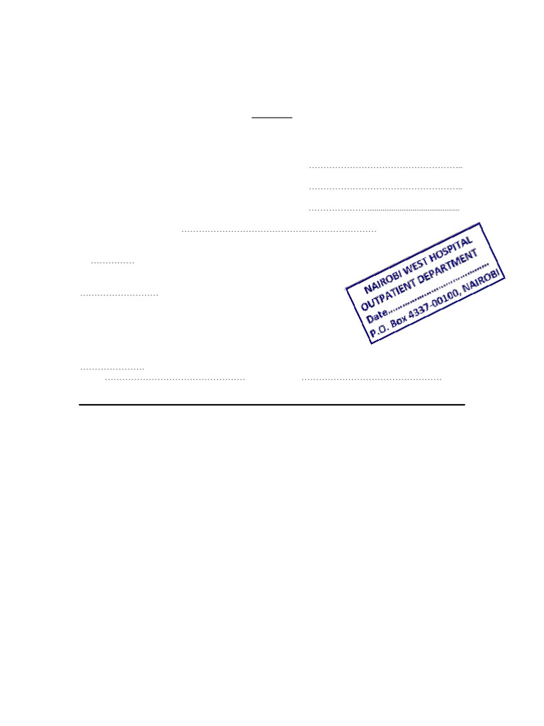 GP 69 Form Medical Examination 1 | PDF | Medicine | Public Services