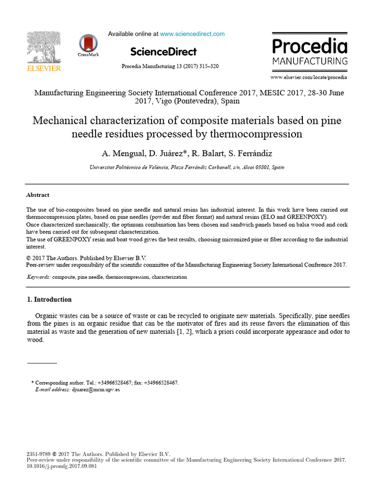 Mechanical Characterization of Composite Materials | PDF | Waste ...
