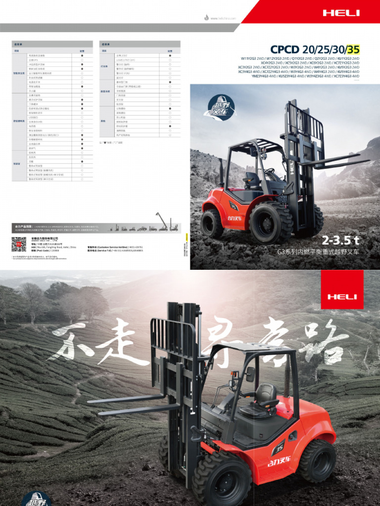 CPCD35 Forklift Machine | PDF | Truck | Steering