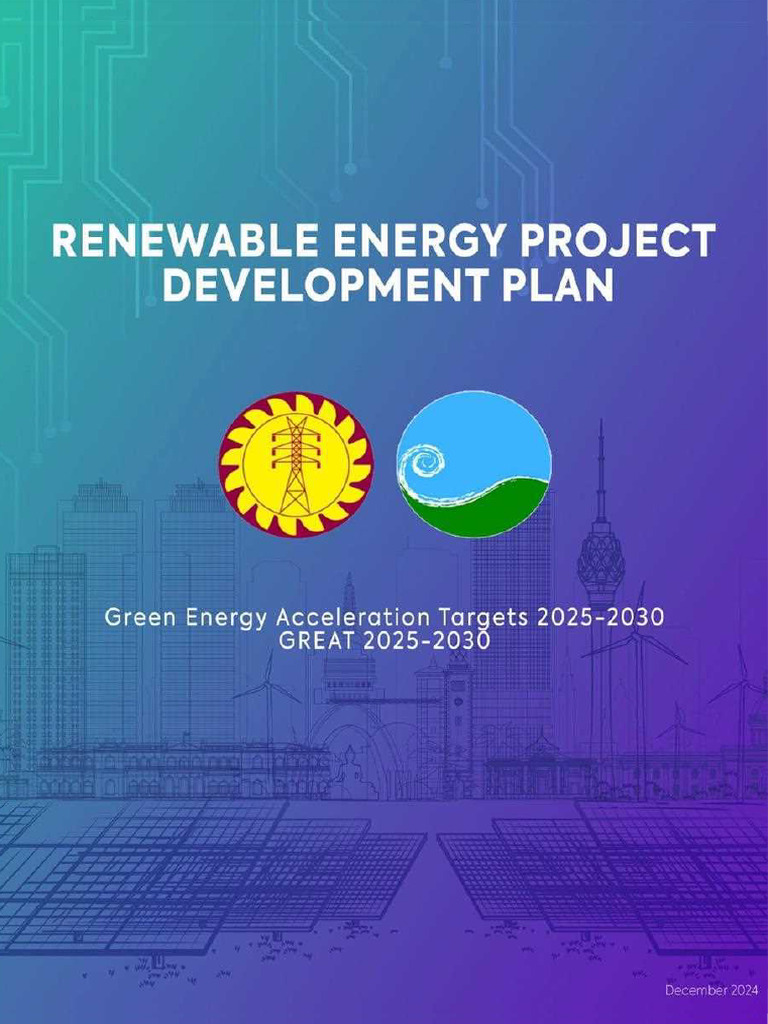 RE Project Development Plan | PDF | Renewable Energy | Solar Power