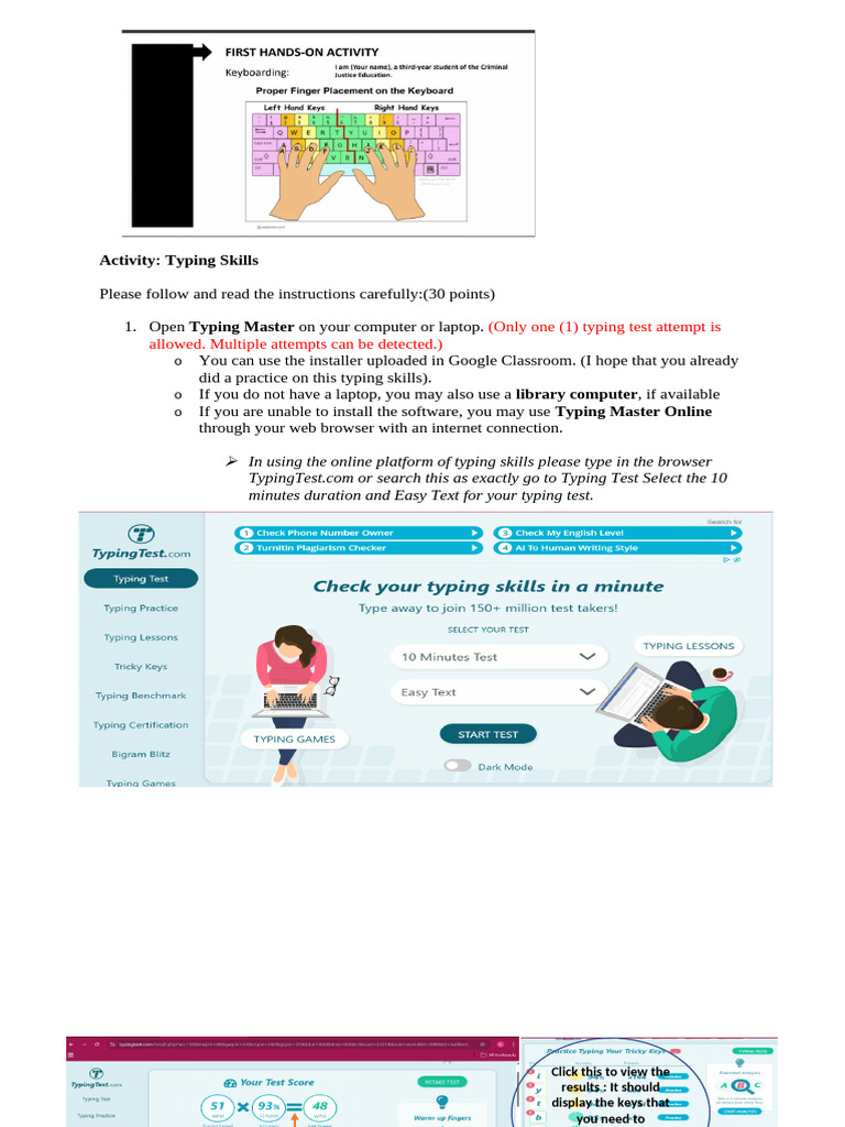 Activity 1.3 Typing Master | PDF | Chess Theory | Computing