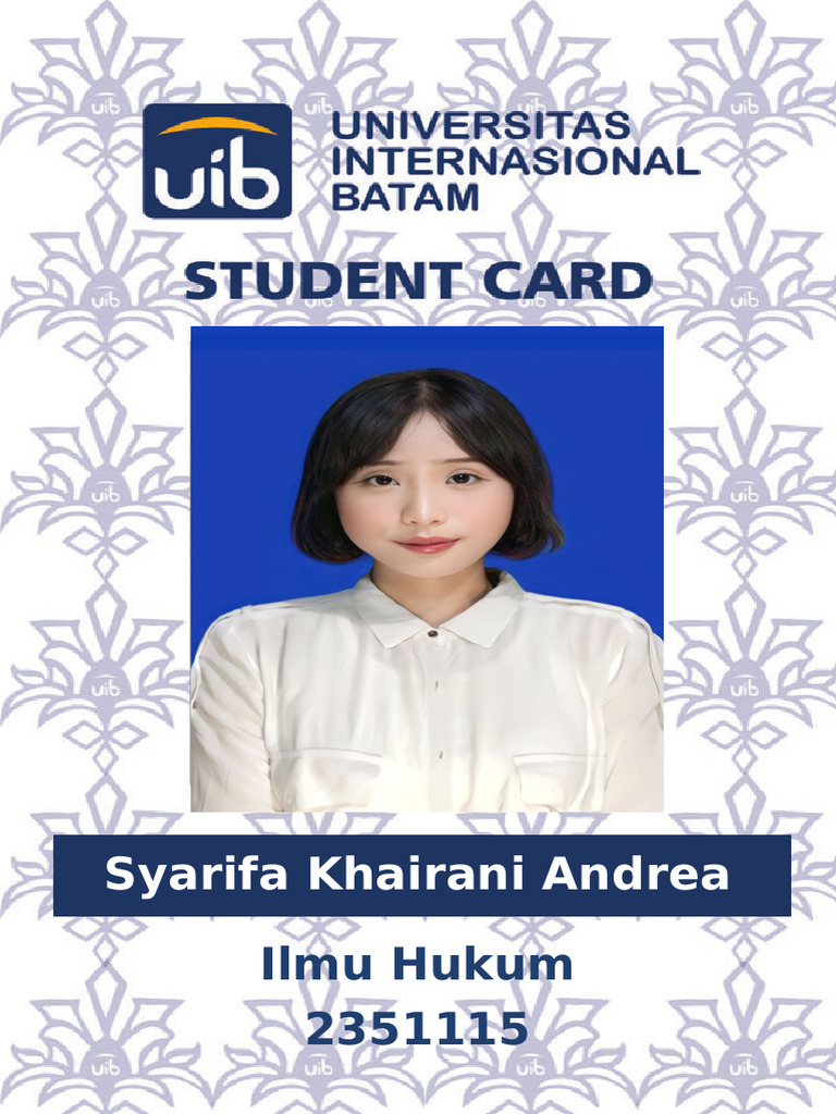 Syarifa Khairani Andrea: Ilmu Hukum 2351115 | PDF