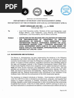 DBM Dilg Joint Circular No 1 s2026 | PDF | Food Security | Poverty