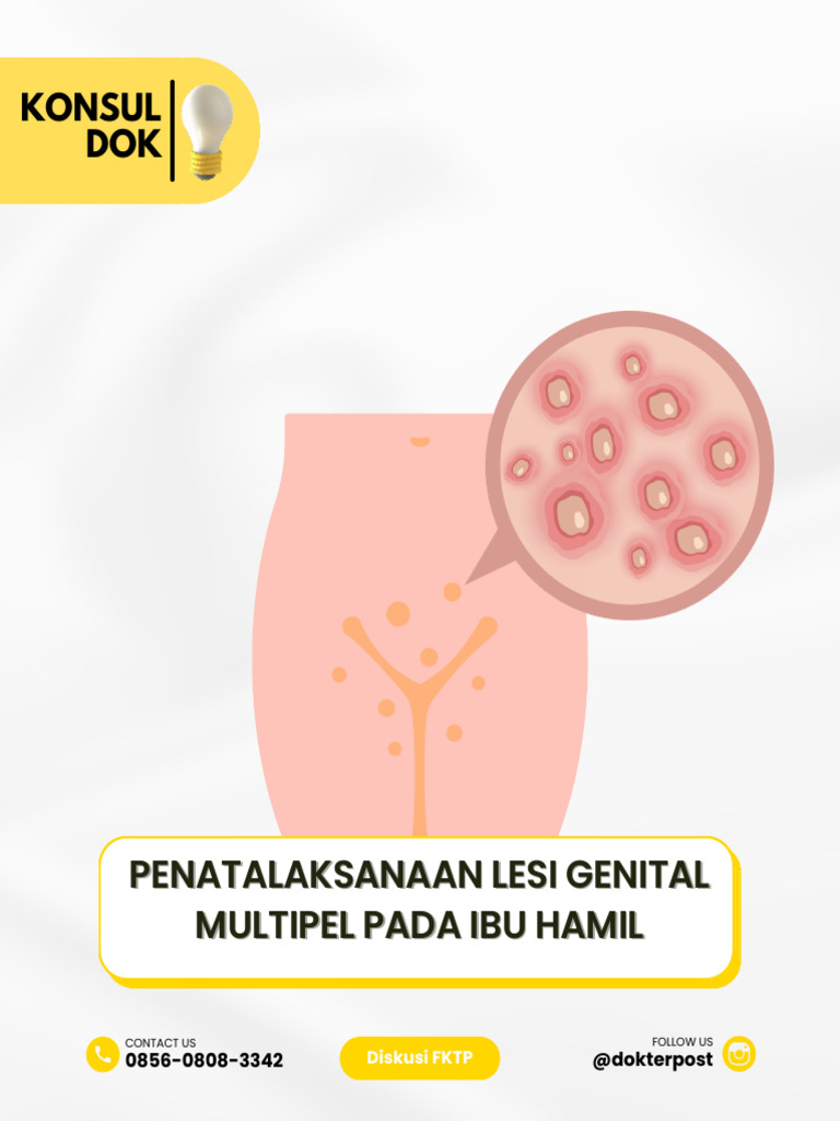 Penatalaksanaan Lesi Genital Multipel Pada Ibu Hamil | PDF
