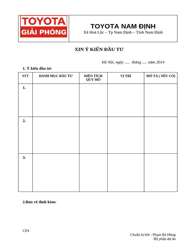 Cp4.form Xin y Kien | PDF