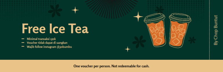 Voucher Free Ice Tea | PDF