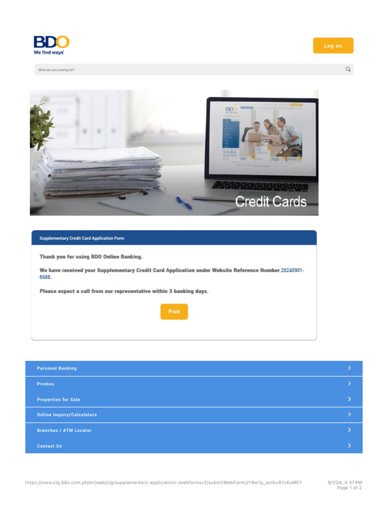 Supplementary Card Application - Home | PDF | Personal Finance ...