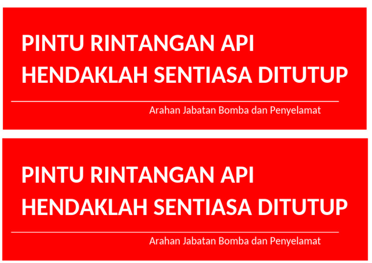 Pintu Rintangan API | PDF