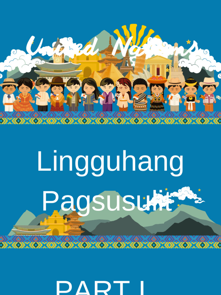 Copy of United Nations Celebration Program Presentation in Blue An ...