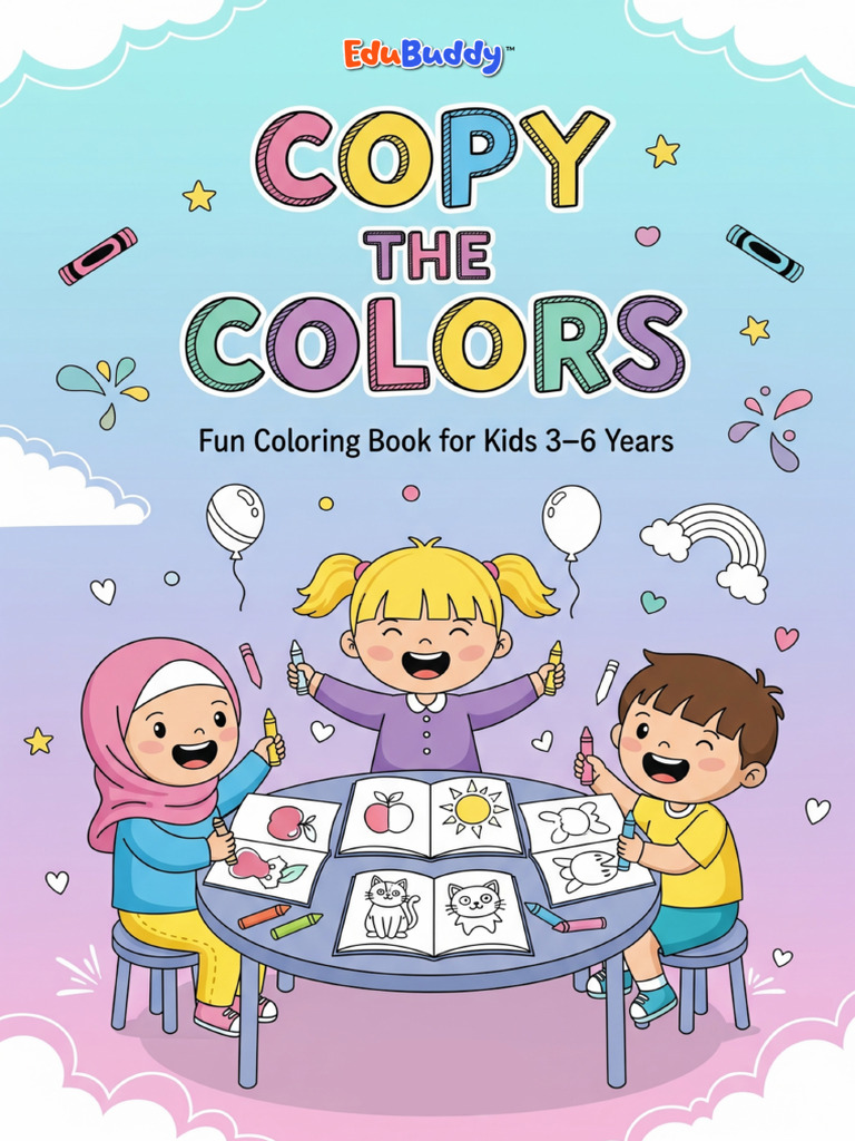 Copy The Colors Fun Coloring Book | PDF