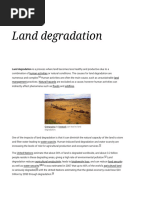 Causes and Impacts of Land Degradation | PDF | Environmental ...