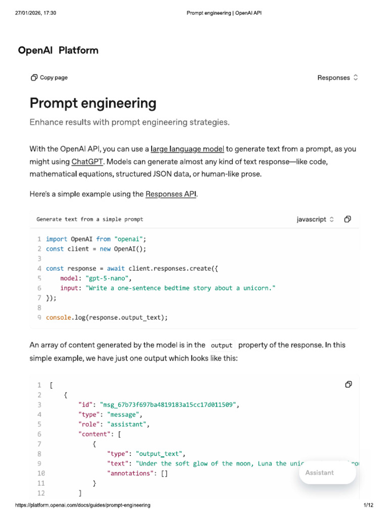 Openai Prompt Eng | PDF