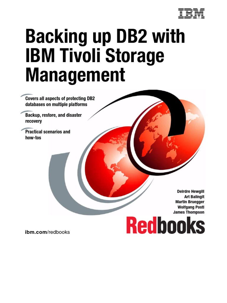 Backing Up DB2 Using TSM (Sg246247) | PDF | Ibm Db2 | Information Science