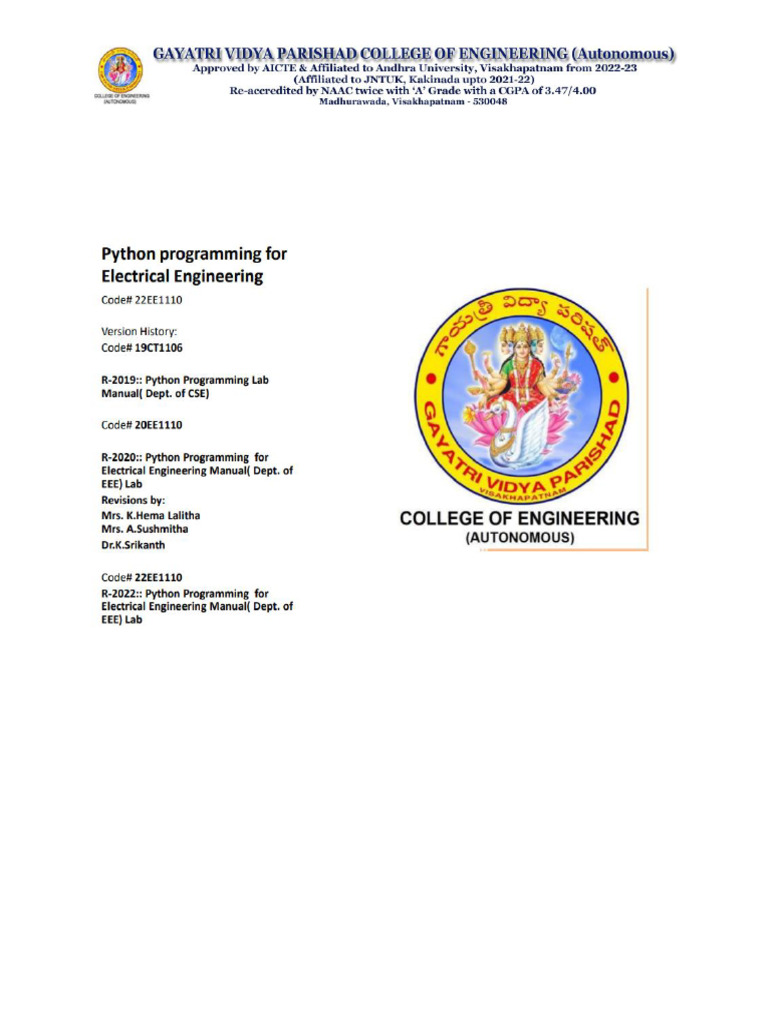 Python Main Manual V1 | PDF | Parameter (Computer Programming ...