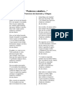 (Poema) Poderoso Caballero