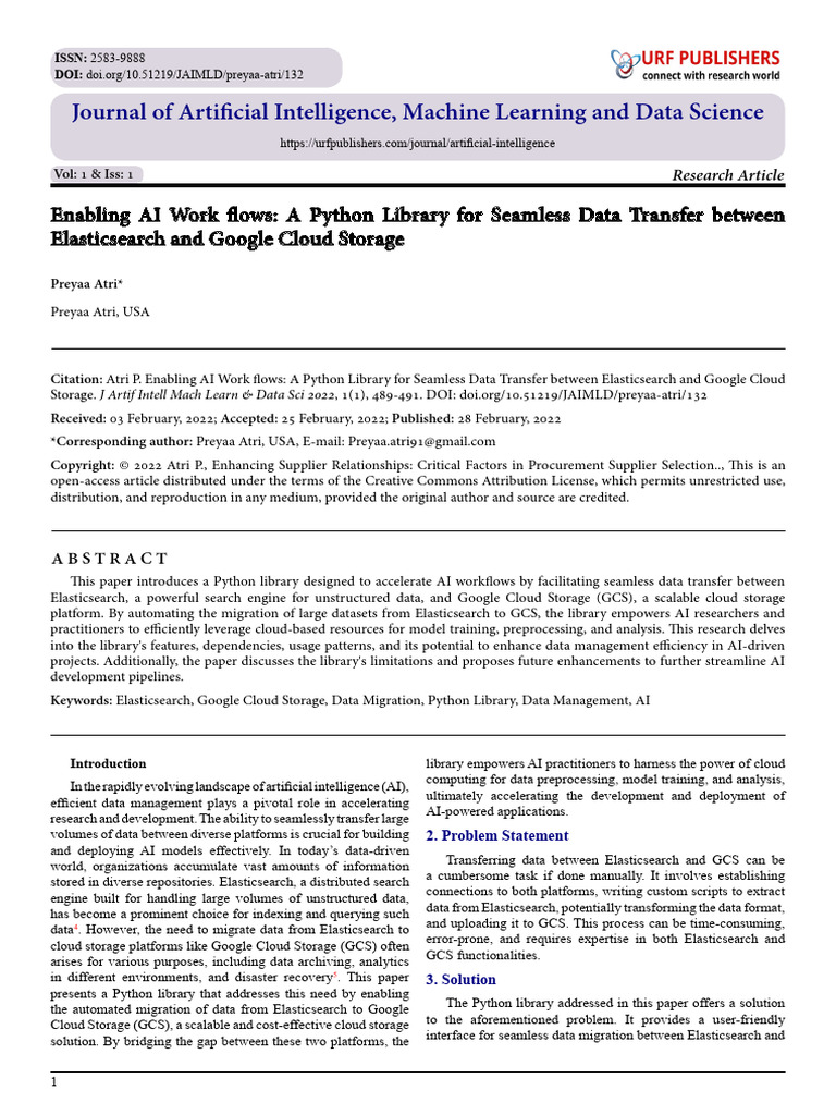 Enabling AI Work Flows: A Python Library For Seamless Data Transfer ...