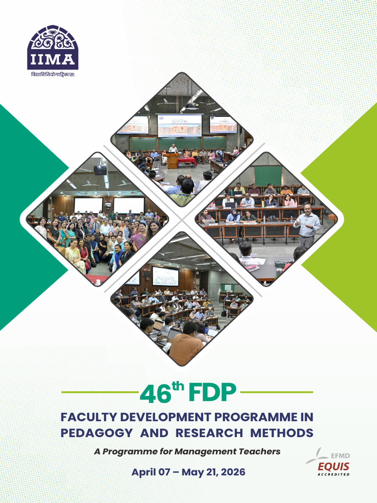 46th FDP Brochure - 2026 | PDF | Pedagogy | Teachers