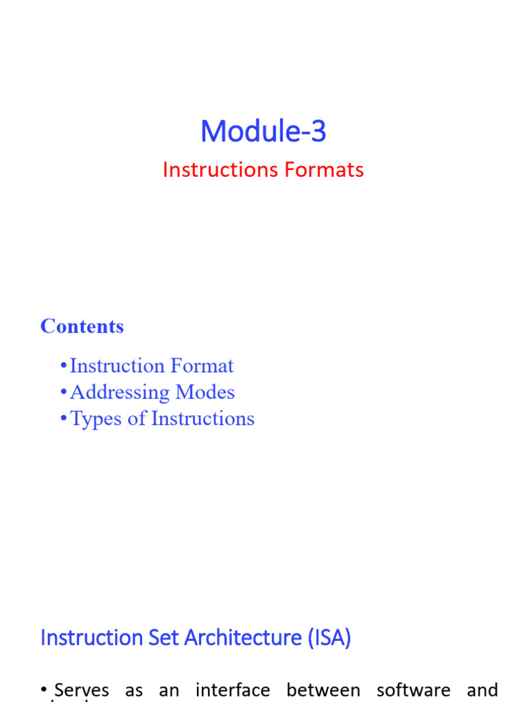 Instruction Set 17556785301258531068a587429506a | PDF | Central ...