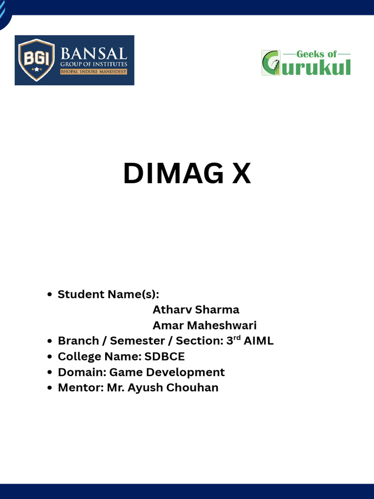 Ayush DimagX | PDF