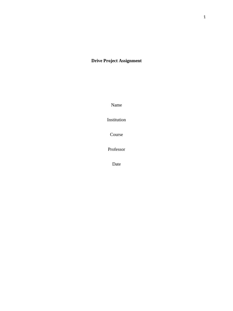 Drive Project Assignment | PDF | Analytic Geometry | Euclidean Geometry