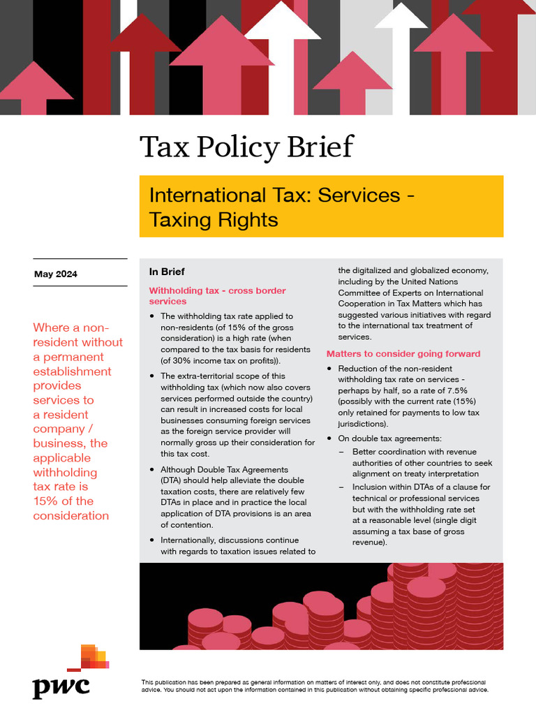 Tax Policy Brief International Tax | PDF | Taxes | International Taxation